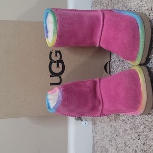 Ugg classic short rainbow boots